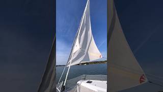 Flying and furling a code zero sail!