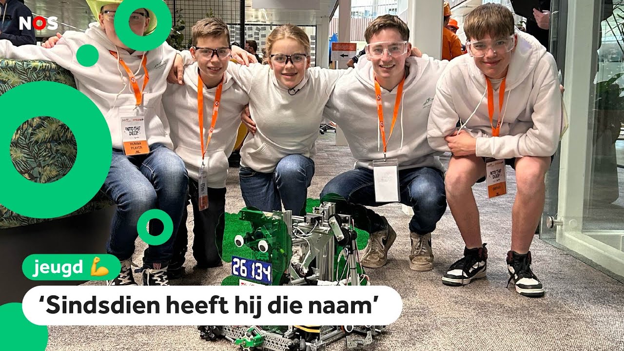 Robot 'de Ballenknijper' doet mee aan wedstrijd