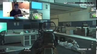 Famous COD Ghosts   Upside Down Controller CHALLENGE! Call of Duty  Ghosts Gameplay Net Worth