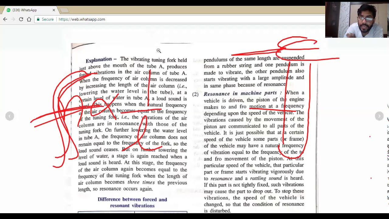 RESONANCE|SOUND|FORCED VIBRATION| PART1|concise physics