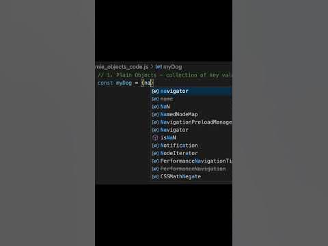 Objects in JavaScript #javascript #coding #code #tutorial - YouTube image.