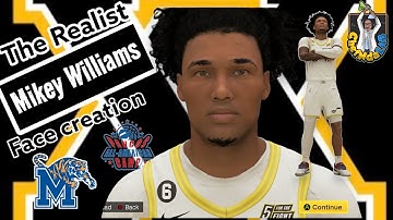 The Realist Mikey Williams NBA 2k23 Face Creation (Next Gen) 🔥🔥