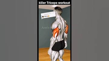 killer tricep workout at home 😈🔱 #fitness #shorts #youtubeshorts #triceps #tricepsworkout