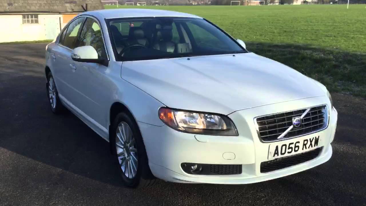 White Volvo S80 2 4 D5 Turbo Diesel SE 6 Speed Auto