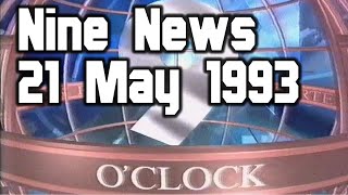 RTE News and Weather w/ Brian Dobson | 21 May 1993