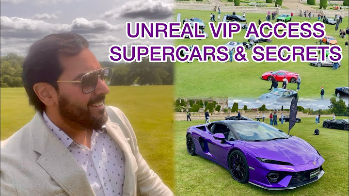 Unreal VIP Access at Masters of Motoring — Supercars & Secrets!"