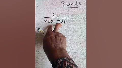 SURDS ---: CONJUGATE  SURDS (SIMPLIFIED)