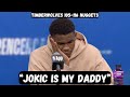 Anthony Edwards ADMITS Jokic is his DADDY - Post Game Interview - Timberwolves vs Nuggets - Game 1