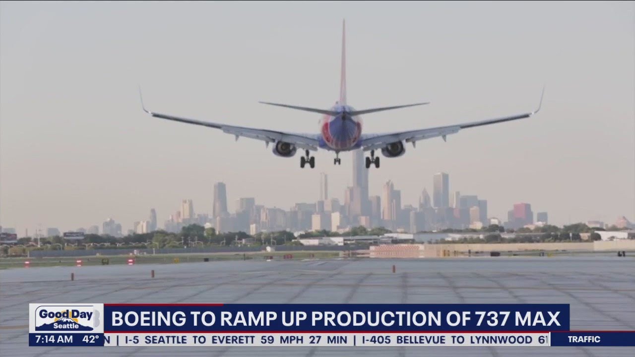 Boeing to ramp up production of 737 Max | FOX 13 Seattle - YouTube