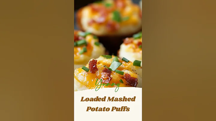 Loaded Mashed Potato Puffs