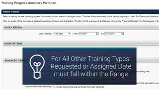 73 Training Progress Summary Report Example