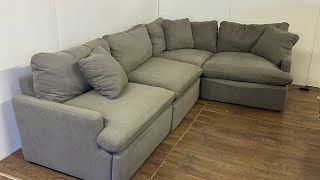 Bob's Furniture Dream Motion Power Recliner Sectional | Used Furniture Stores New York City