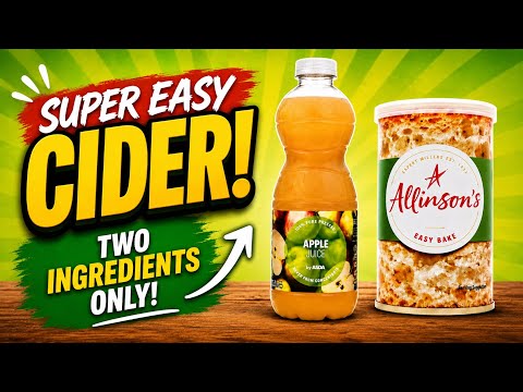SUPER EASY 2-Ingredient Apple Juice Cider No Special Equipment Needed!