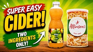 SUPER EASY 2-Ingredient Apple Juice Cider No Special Equipment Needed!