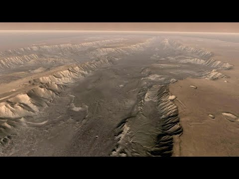 &rsquo;Significant amounts of water&rsquo; found in Mars&rsquo; massive version of the Grand Canyon