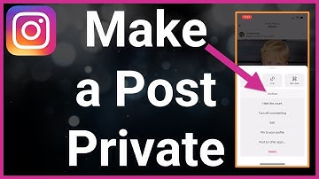 How To Make Instagram Post Private