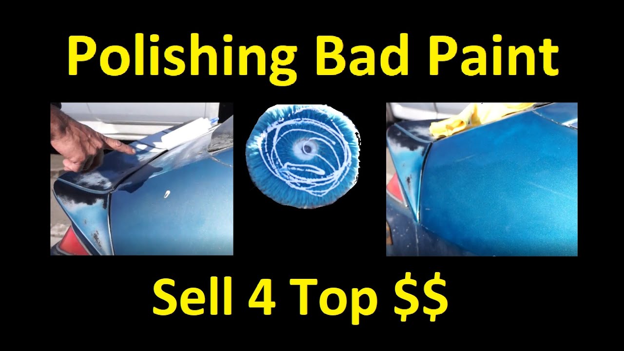 CAR AUTOMOTIVE POLISHING DETAILING MAKE OLD PAINT SHINE EASY BUFFING