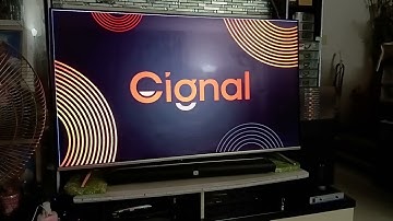 Cignal digital TV box booting (with the new Cignal logo) 