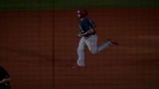 Scott Moore hits his second homer of the game