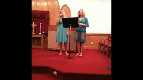 Julie Sink and Jennifer Baldwin Singing "Your Hands"