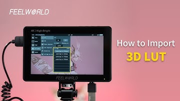 How to Import custom 3D LUTs to Your Camera Monitor?