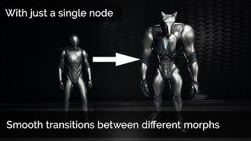 EasyMorph - Unreal Marketplace Asset #unrealengine  #ue5  #realtime #morph #mesh