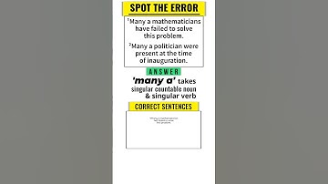 Spot the ERRORS-1 | Imp. Concepts