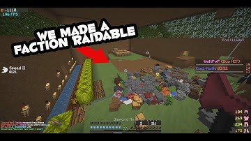 HOW TO HCF [8] - WE MADE A FACTION RAIDABLE WHILE TRYING TO CAP END KOTH (Minecraft PvP)