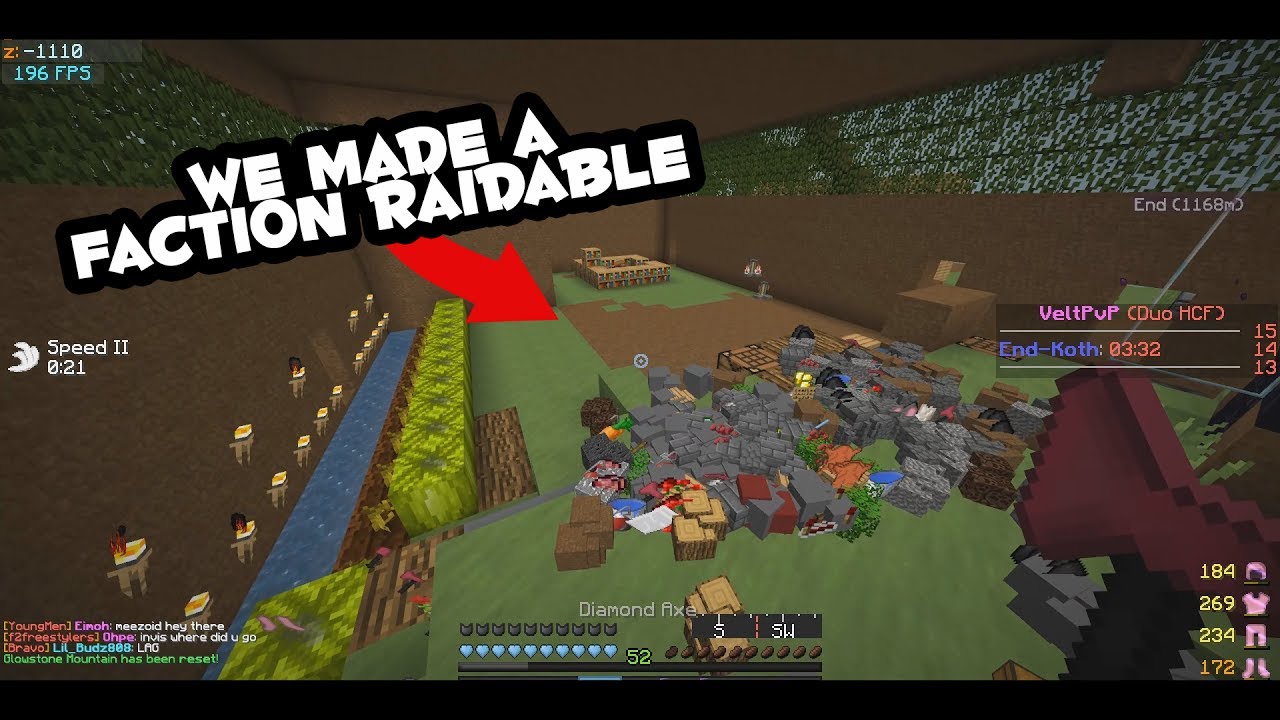 HOW TO HCF [8] - WE MADE A FACTION RAIDABLE WHILE TRYING TO CAP END KOTH (Minecraft PvP) - YouTube