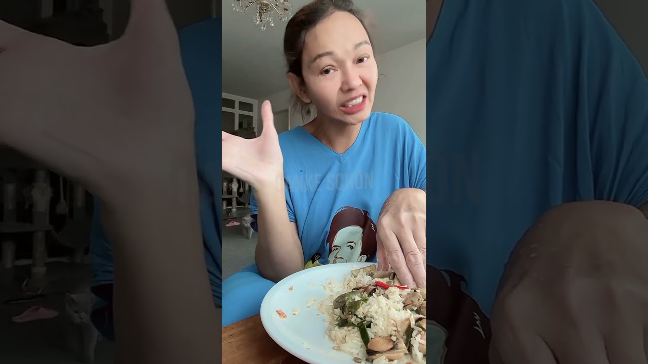 Enaknya Bunda Corla Makan Tumis Kerang Ijo Mix Terong Bumbu Tauco Sampai Nambah & Kepedesan (241006)