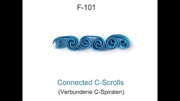 How to make: CONNECTED C-SCROLLS (F-101)