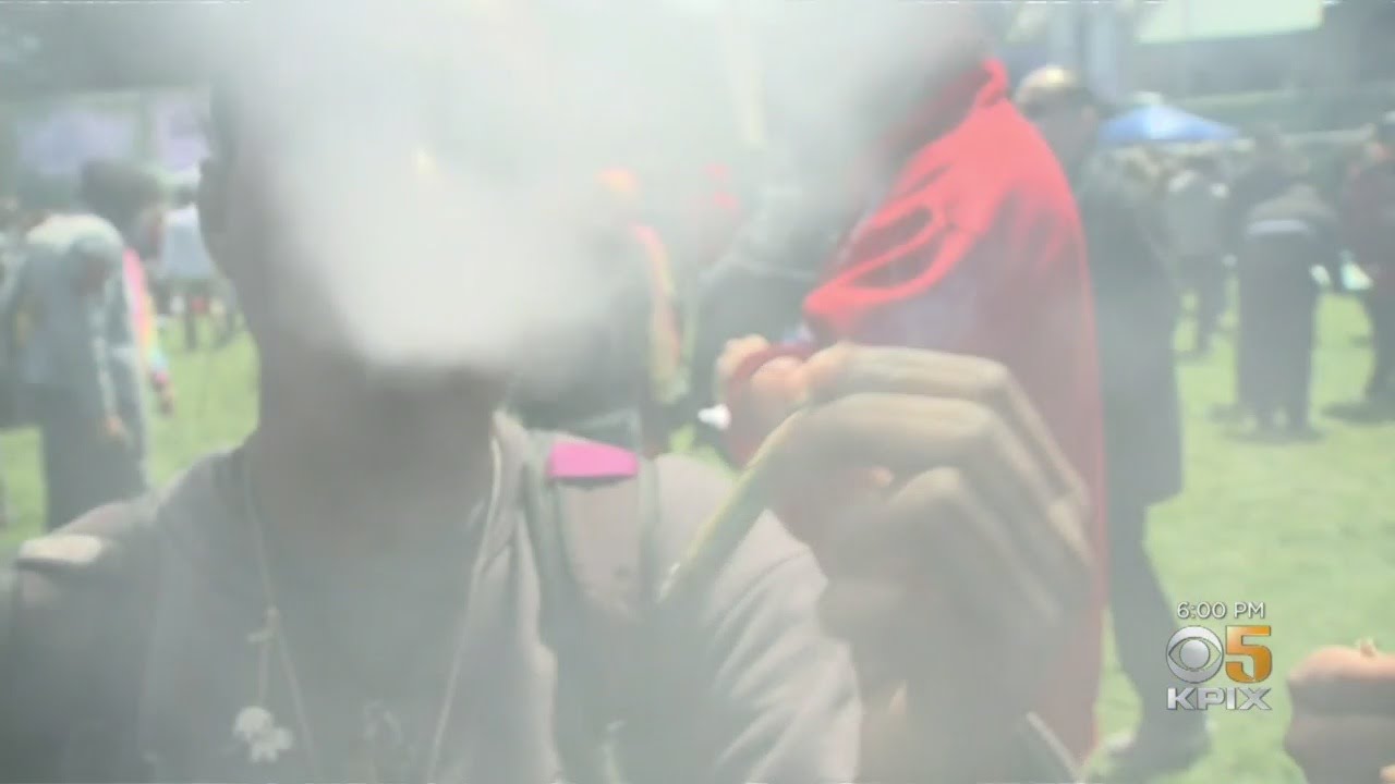 420 Revelers Gather On Hippie Hill Under A Cloud Of Pot Smoke - YouTube