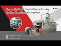 PS, PVC, PET lid Thermoforming Machine HEY04A