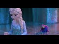 Elsa Freezes Anna S Heart In Disney Frozen 