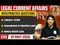 Legal Current Affairs Today | 1 May 2026 | Top Legal News | Judiciary/APO/APP |Judiciary By PW