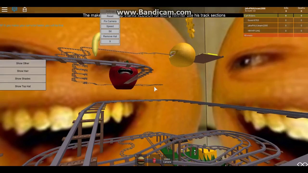 annoying orange roblox hat