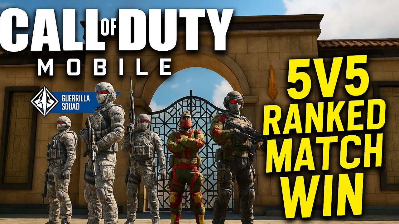 EPIC 5v5 Ranked Match WIN | Call of Duty Mobile Gameplay | Insane ...