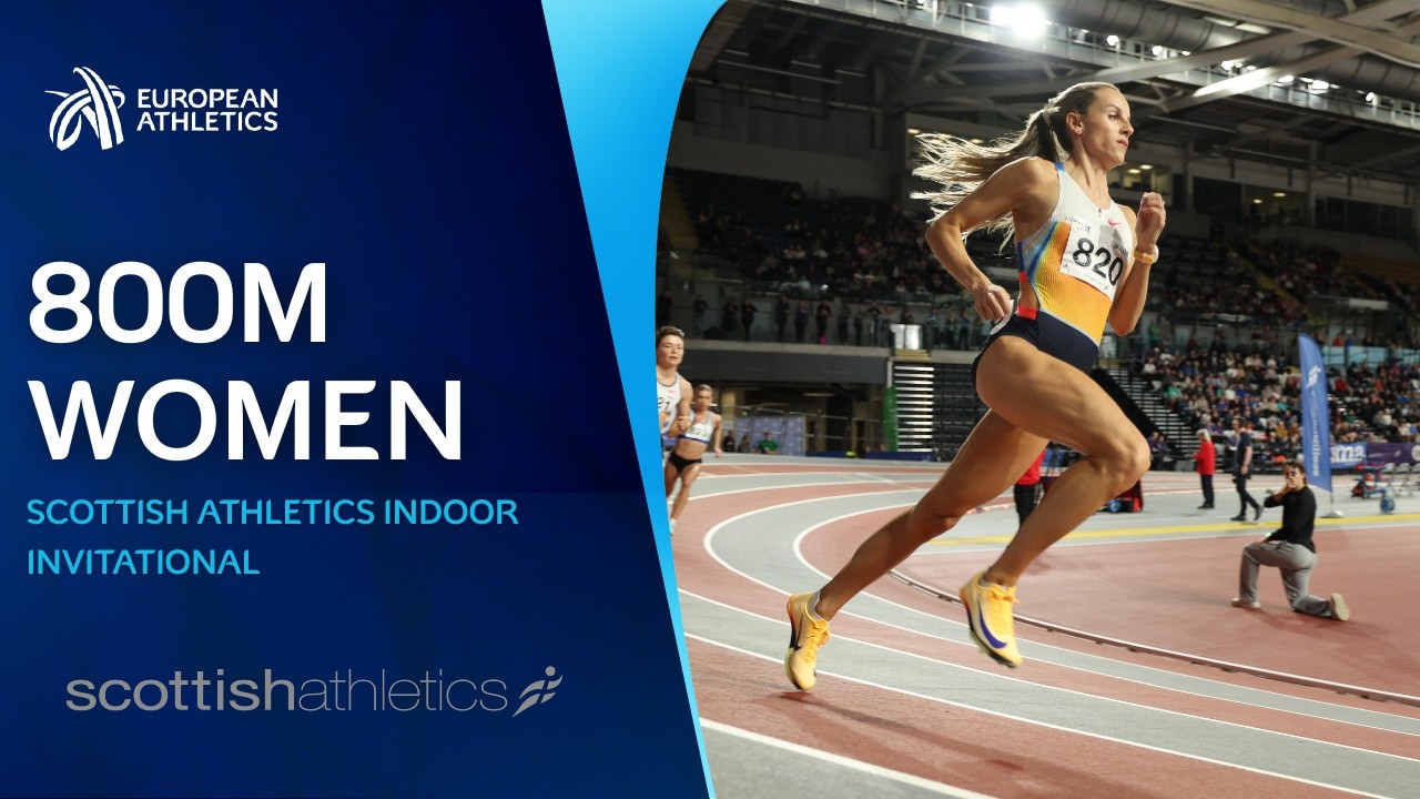 Georgia Hunter Bell controls the 800m 🇬🇧 | Scottish Athletics Indoor Invitational 2026