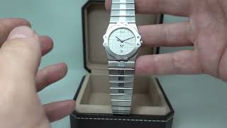 c1981 Chopard St. Moritz Tennis men&#39;s stainless steel sports vintage watch with box - and a surprise