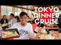 Yakatabune tokyo dinner boat cruise  all you can eat and drink