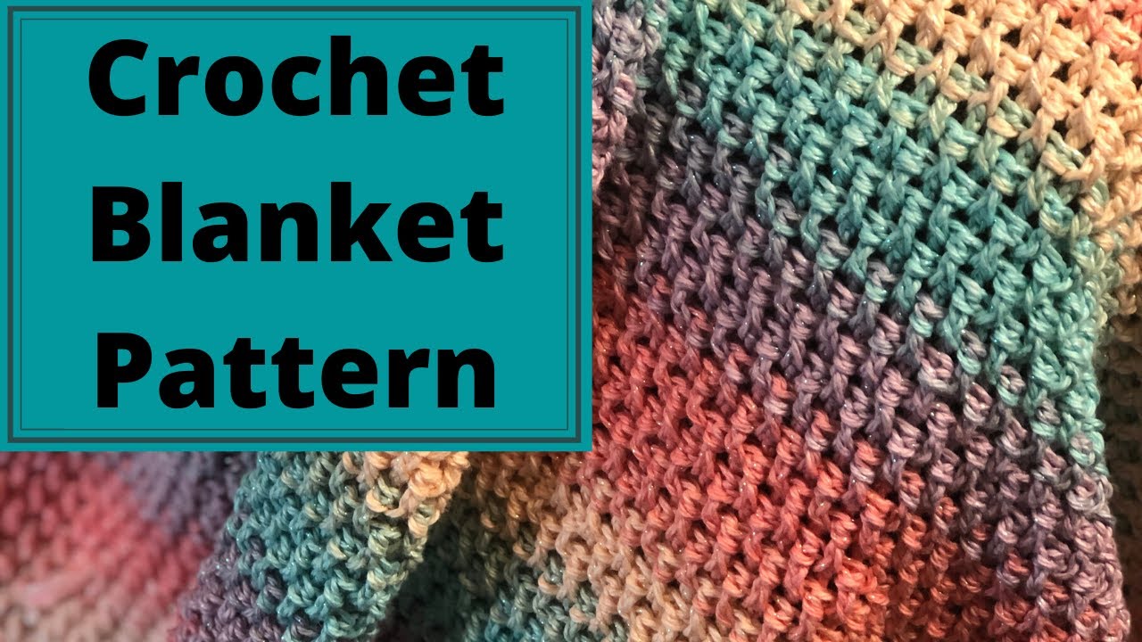 How To Crochet A Blanket For Absolute Beginners The Rainbow Blanket 