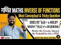 Most Conceptual Questions on Inverse of a Function 🧠🎯 | IIT JEE Main & Advanced | Class 12 Maths