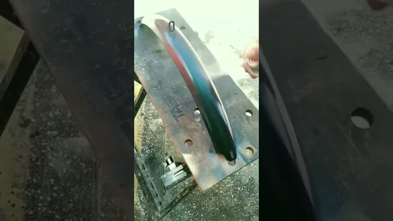 Trying out Rust-Oleum Color Shift Blue Spray 