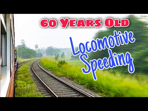 60 Years Old EMD Locomotive Furiously Speeding | Class M2c 626