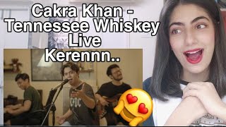 First Time Reacting to Cakra Khan - Tennessee Whiskey (Chris Stapleton Cover) Live Session