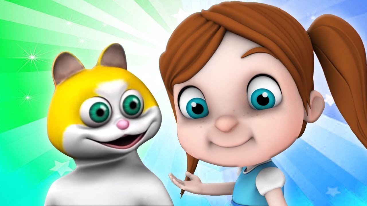 kat sang | Little Treehouse Dansk | Børns sange | 3D Rhymes in Danish | Nrsery Rhymes | Cat Song