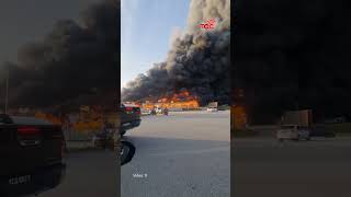 Massive Fire Destroys Carpet Factory in Malaysia, Thick Smoke Seen Kilometers Away