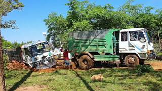 Best Dump Truck Stuck Mud Recovery By Bulldozer #Ep2389 by Leng Sophon 6,518 views 5 months ago 59 minutes