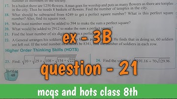find the least number of six digis which is a perfect square | ex 3B class 8th maths | @NTRsolutions