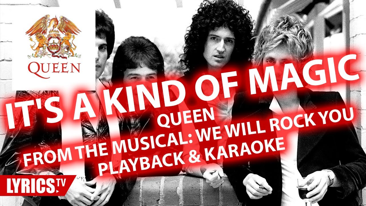 It's a kind of Magic | QUEEN | Karaoke & Playback & Backing track | Musical We Will Rock You